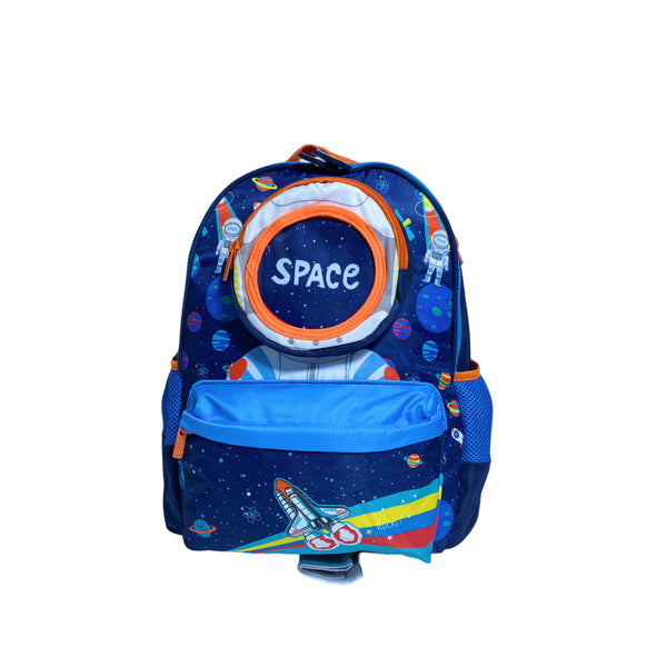 15 Inch Space School Bag for Grade 1 Till Grade 3 Boys.