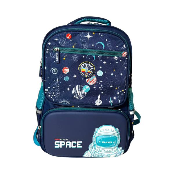 18 Inch Space School Bag By Zundi For Grade 1 Till Grade 3 Boys