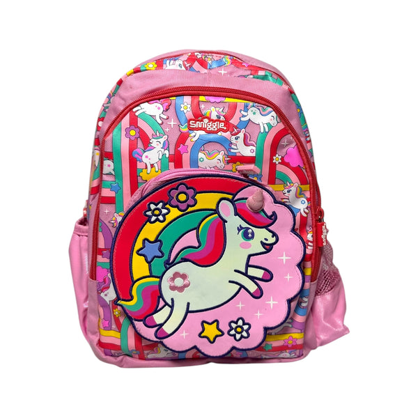 14 Inch Smiggles Pink Unicorn School Bag for Nursery till Grade KG Girls