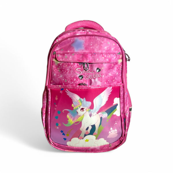 18 inch Unicorn School Bag By Gaoba For Grade 2 till Grade 6 Girls.