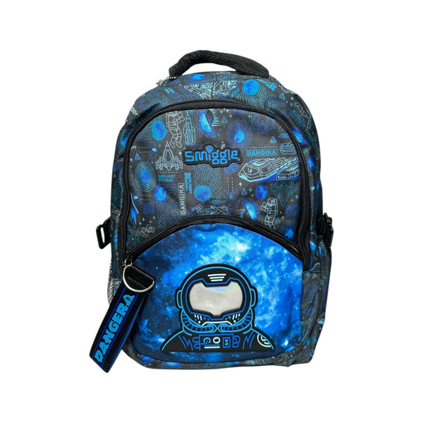 18 Inch Smiggles Space School Bag For Grade 1 Till Grade 3 Boys