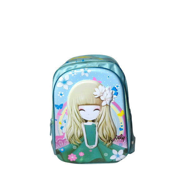 17 Inch 3D Doll School Bag For Grade 1 Till Grade 3 Girls