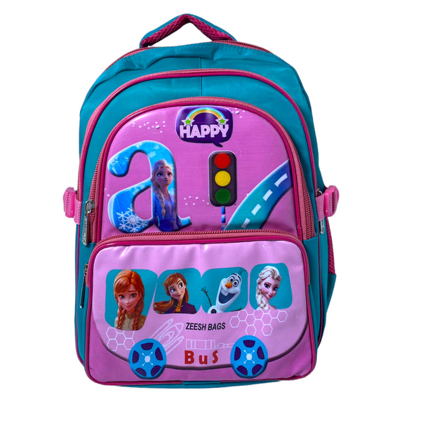 15 Inch Frozen School Bag Grade KG Till Grade 2 Girls