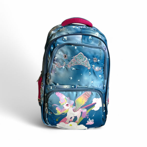 20 inch Unicorn School Bag By Gaoba For Grade 3 till Grade 9 Girls.