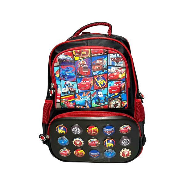 17 Inch Mcqueen Car School Bag Grade 1 Till Grade 3 Boys