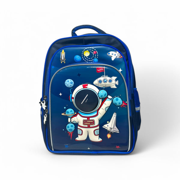 16 Inch Space 4D School Bag For Grade 1 Till 3 Boys