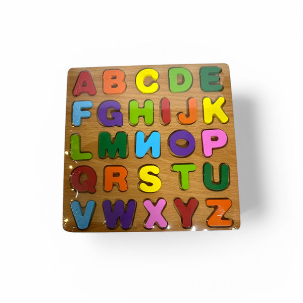 ABC Alphabets Puzzle Thick Wooden 3D Board