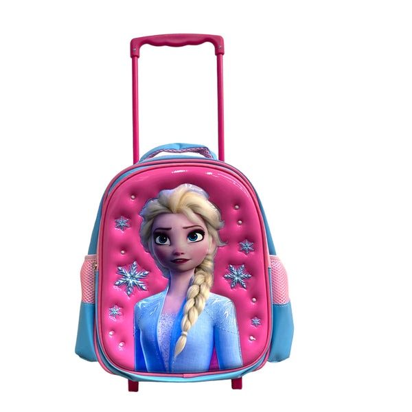 14 Inch Frozen School Trolly Bag For Nursery And KG Girls