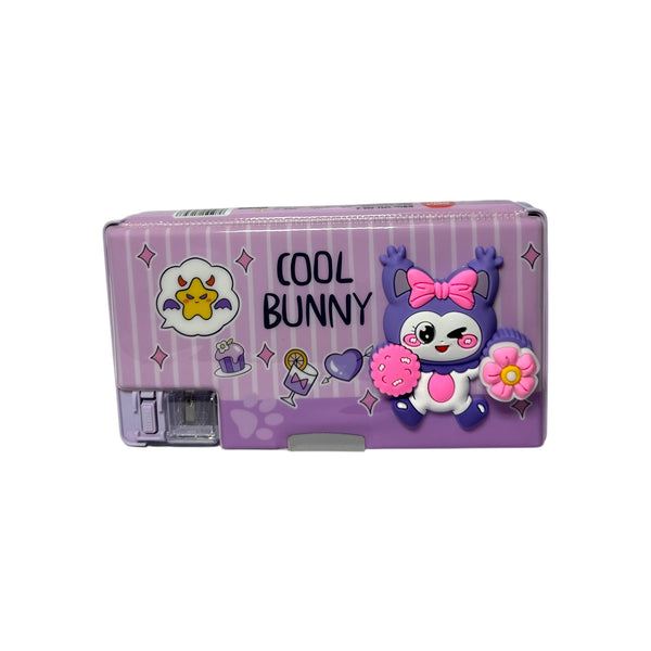 Kuromi Pencil Box With Sharpener