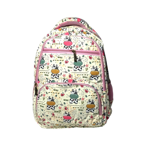 17 Inch School  Bag For Grade 1 Till Grade 3 Girls