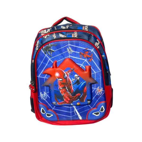 16 Inch Spiderman School Bag For Grade 1 Till Grade 3 Boys