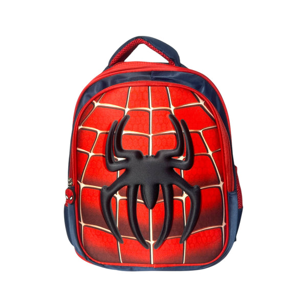 14 Inch Spider School Bag For KG Till Grade 1 Boys