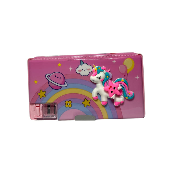 Unicorn Pencil Box With Sharpener