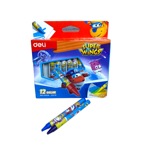 Deli EC210 Super Wings Wax Crayons